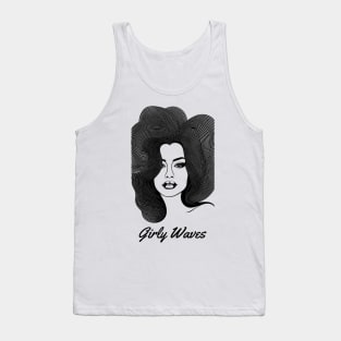 girly waves, surfer girl, surf vibes, v2 Tank Top